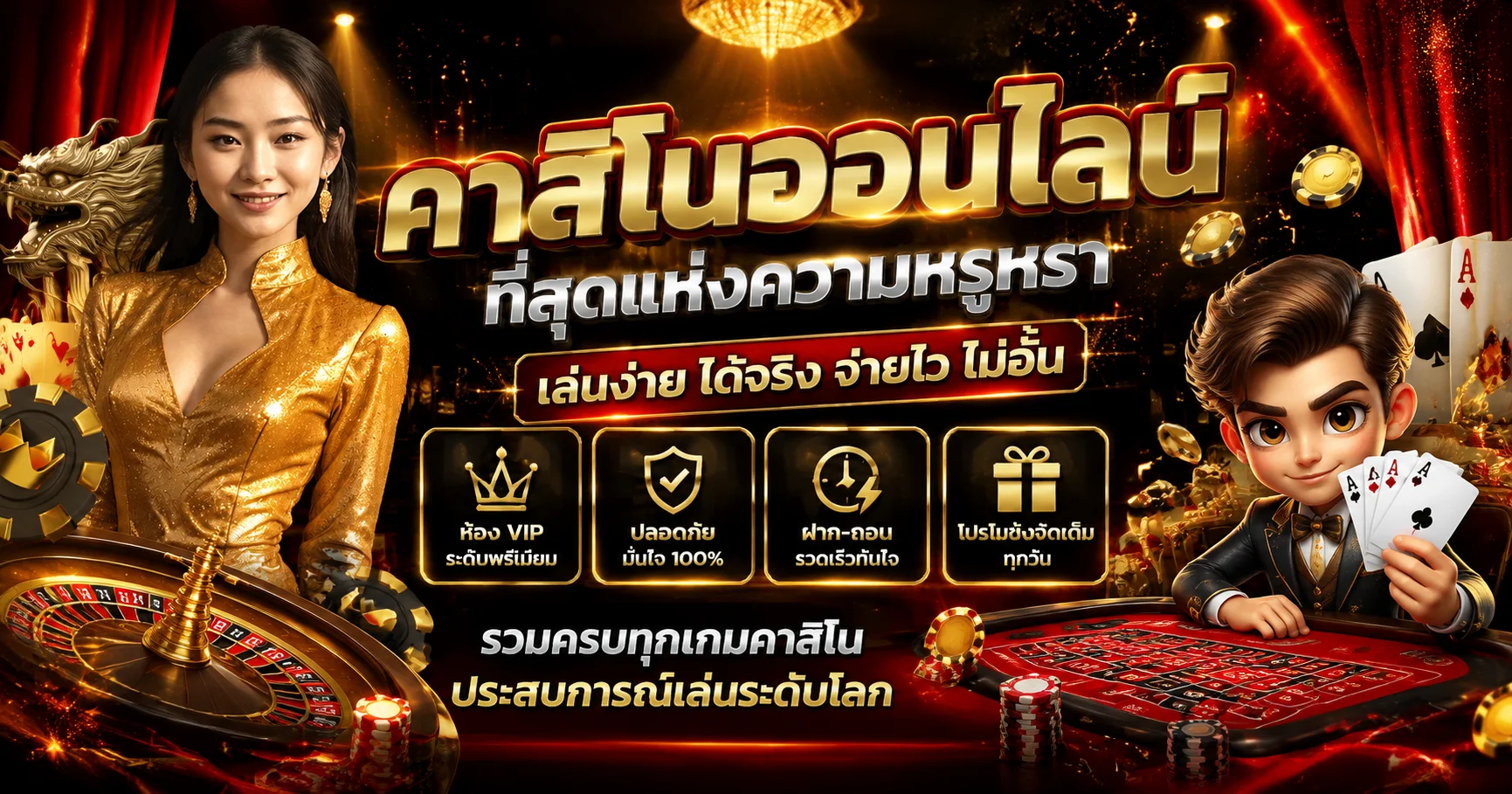 บาคาร่าออนไลน์ คาสิโนสดถ่ายทอดจากห้องจริงที่ VRTEX